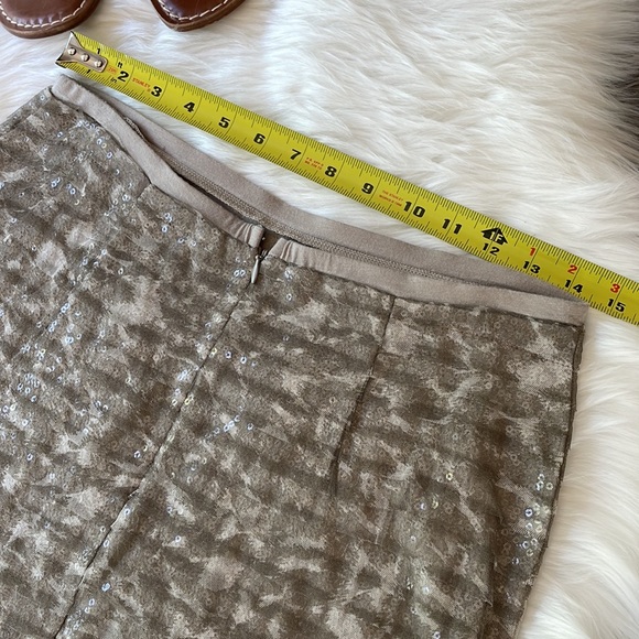 Chan Luu camo sequin mini skirt EUC Size M - Picture 5 of 6